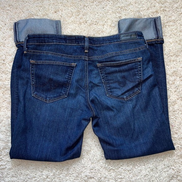 Adriano Goldschmied The Stevie Cuff Slim Straight Cropped Jeans 28 - Picture 4 of 5